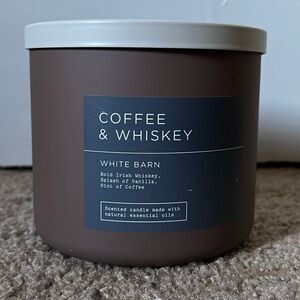 Bath & Body Works Coffee & Whiskey 14.5 oz 3 wick Candle New